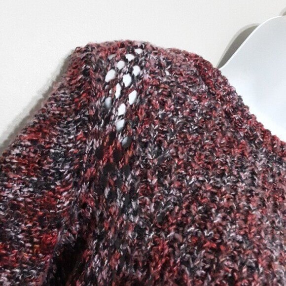Free People knit sweater  women XS pull on comfy boho crewneck Y2K lagenlook - Picture 6 of 10